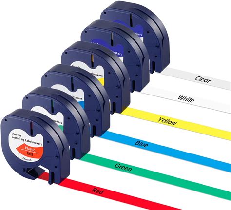 ilauke 6 x Kompatible Etiketten als Ersatz für Dymo Etikettenband