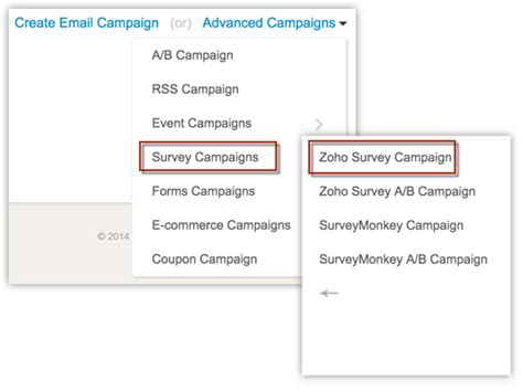 C Mo Trabajar Con Zoho Survey Ayuda En L Nea Zoho Crm