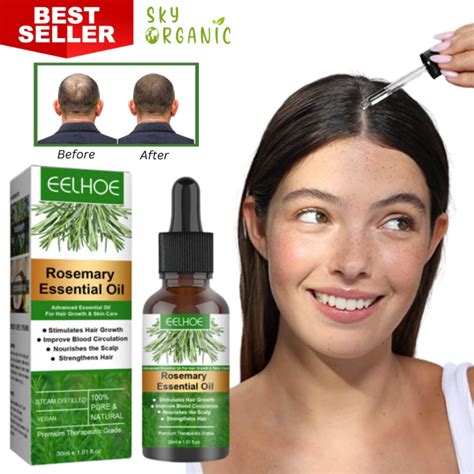 Eelhoe Rosemary Hair Growth Essential Oil Anti Hair Loss Fast Regrowth