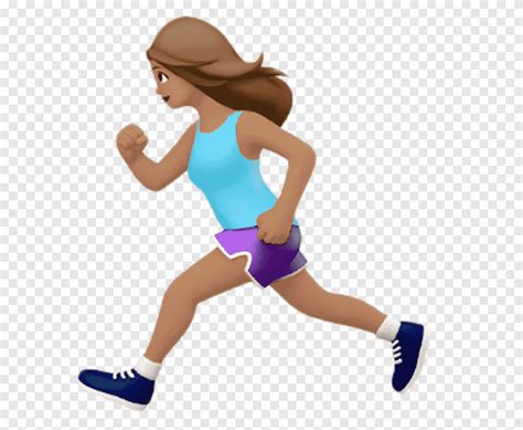 Emoji iOS 10 Corredor Feminino Corrida corredor aptidão física mão