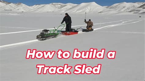 Build Your Own Track Sled For Cheap Part 1 Youtube