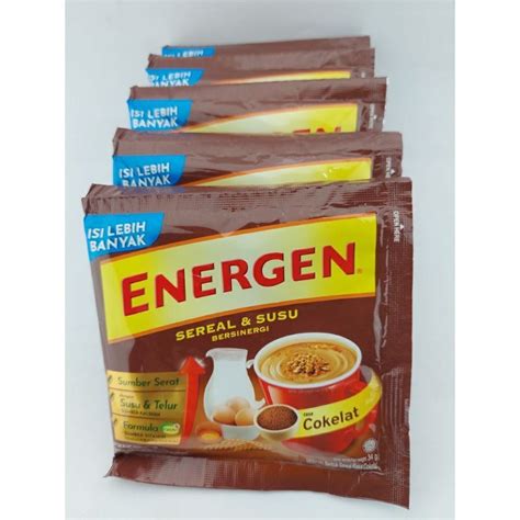 Jual Energen Coklat Minuman Sereal Sachet Susu Coklat Shopee Indonesia