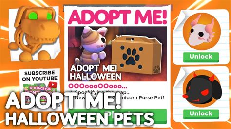 ALL ADOPT ME HALLOWEEN PETS Roblox Adopt Me Halloween 2021 Official