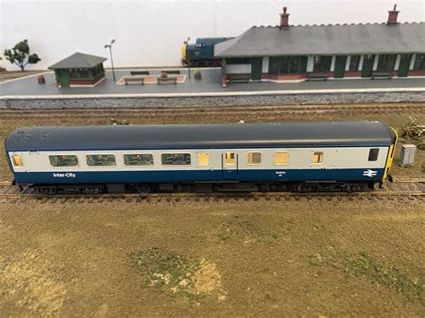 BACHMANN OO Gauge 39 725DC BR Mk2F DBSO Coach Blue Grey Inter City