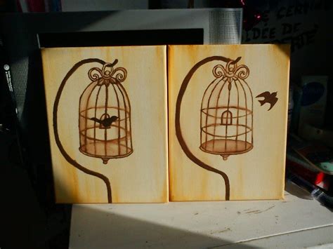 Bird Cage paintings by GeorgiaApril on DeviantArt