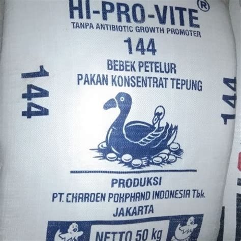 Jual 144 Pakan Konsentrat Itik Bebek Petelur Hi Pro Vite Phokpand 20