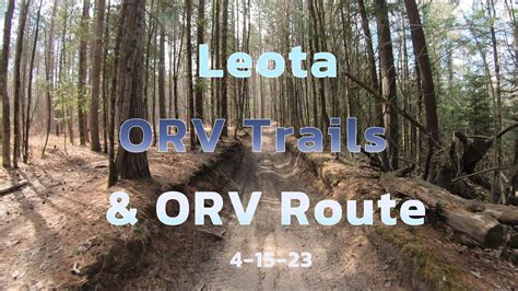 Leota ATV Trails ORV Route 4 15 23 YouTube