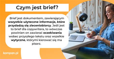 Brief dla Copywritera co powinien zawierać Kompan pl