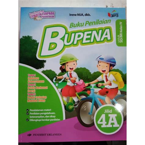 Jual BUPENA BUKU PENILAIAN JILID 4A UNTUK SD MI KELAS IV K13N