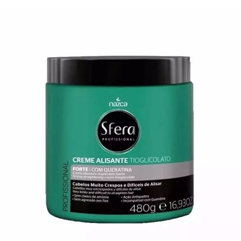 Creme Alisante Tioglicolato Sfera Nazca 480 Gr Forte MercadoLivre