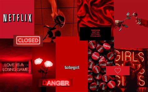 Red Aesthetic Macbook Screensaver Papel De Parede Pc Imagem De Fundo