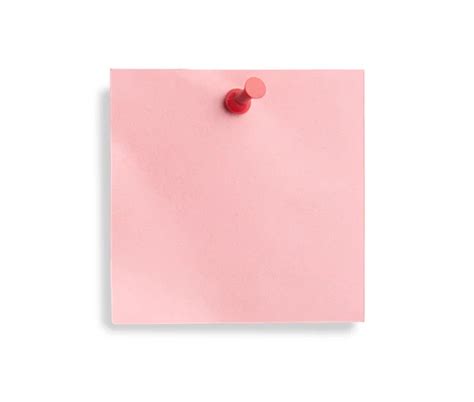 Blank Pink Post It Note Stock Photo By ©human306 6722063