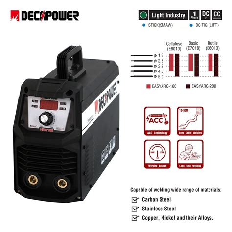 Decapower Dc Inverter Arc Stick Welder V Amps Igbt Mma Welding