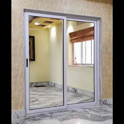 White Aluminium Sliding Glass Door For Home Interior At Best Price In