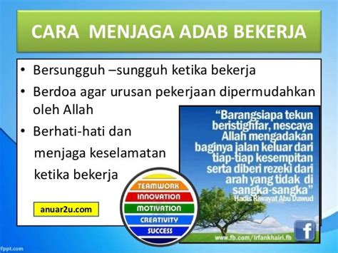 Adab Sem 4 Adab Bekerja