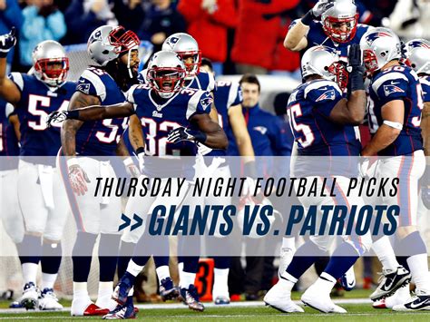 Giants Vs Patriots Thursday Night Football Betting Odds And Pick