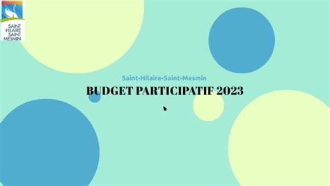 Budget Participatif 2023