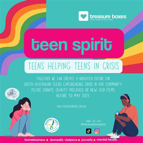 Treasure Boxes Teen Spirit Campaign - Supporting Teens in Crisis