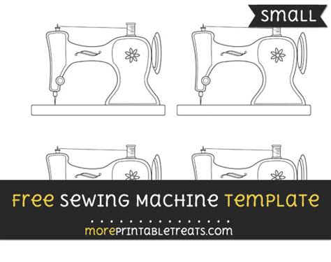 Sewing Machine Template Small