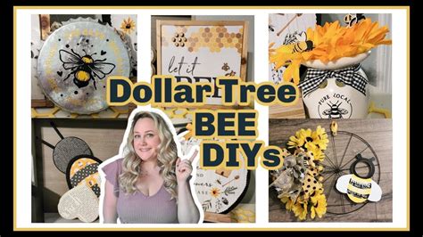 Diy Quick Easy Fun Summer Dollar Tree Bumble Bee Tutorials Cute Bees