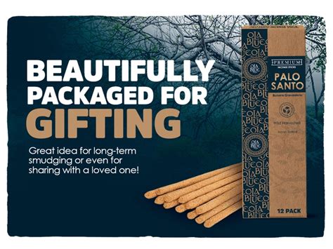 Ola Blue Palo Santo Incense Sticks 12 Pack Premium Authentic From Peru