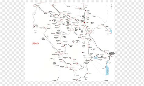 Ladakh Zanskar Srinagar Leh Sonamarg Map Angle Road Map Map Png