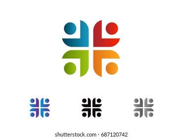 People Unity Logo Vector Stock Vector (Royalty Free) 687120742 ...