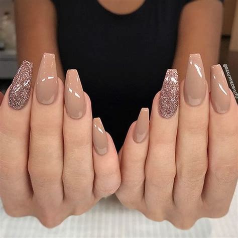 64 Most Awesome Light Color Nail Art For Fall 2019 Brown Acrylic