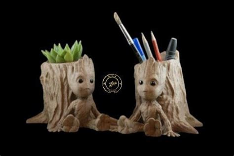 Buy Baby Groot Pencil Holder High Quality D Printer Files D Stl File