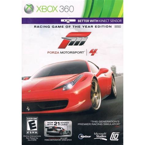 Xbox 360 Games Forza Motorsports 4 2dvd Better With Kinect For Mod Jailbreak Console