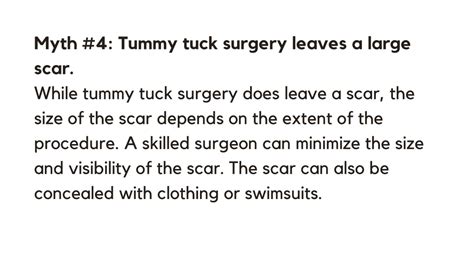 Ppt Myths About Tummy Tuck Surgery Powerpoint Presentation Free