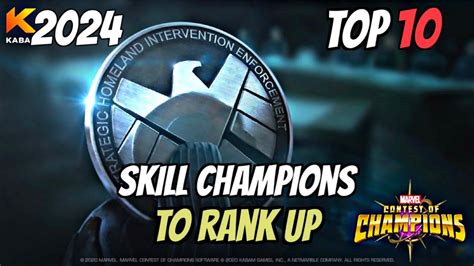 Top 10 Skill Champions To Rank Up 2024 Updated Marvel Contest Of Champions Youtube