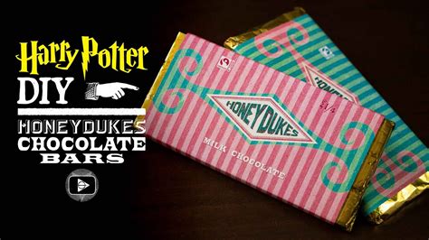 Honeydukes Chocolate Bars Harry Potter Diy Youtube