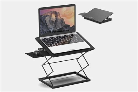 Uncaged Ergonomics CD4 Ergonomic Laptop Stand and Standing Desk Details ...