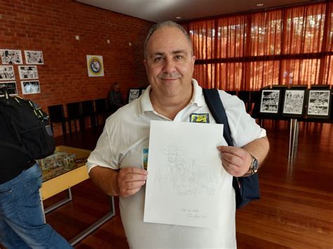 Rossano Rossi E Os Desenhos Feitos Na Passagem Pela Mostra Do Clube