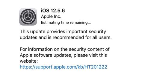 Apple Releases Ios 12 5 6 For Older Iphone Ipad Ipod Touch Devices