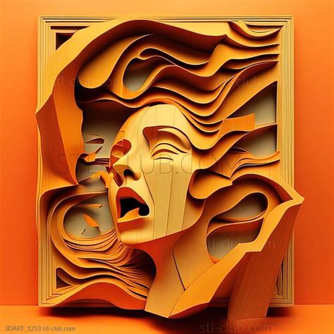 Pop Art Art 3d Model For Cnc Stl Max Obj