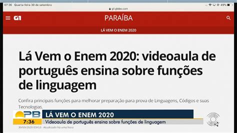 Video Aula Sobre Enem - Vídeo: Lá Vem o Enem 2020: Veja a videoaula de português sobre funções ...