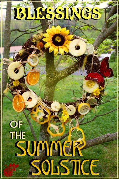 The Blessings Of The Summer Solstice To You Summer Solstice Summer