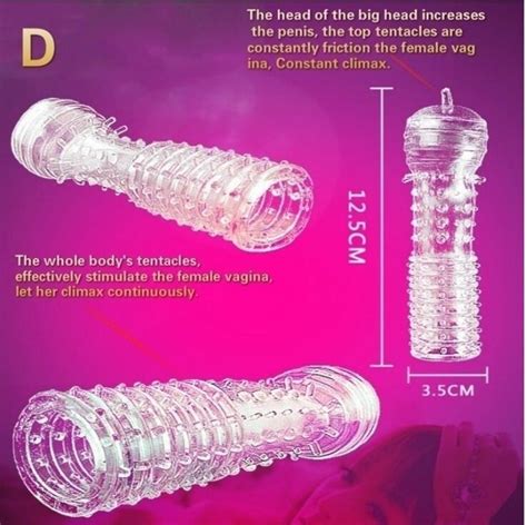 Fashion Pcs Silicone Reusable Unbreakable Condoms Time Delay Crystal