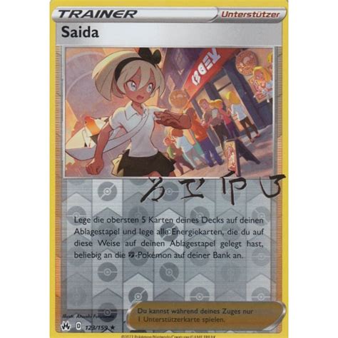 Saida Holo Reverse Holo Zenit Der K Nige Pokemon Karte Kaufen