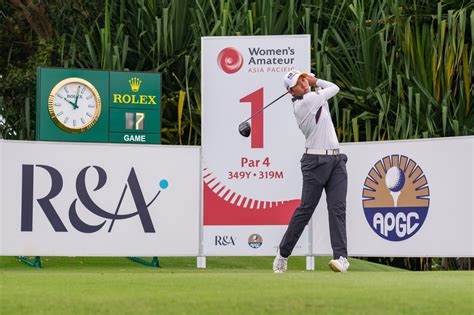 Home Hopes Rise At The Womens Amateur Asia Pacific Championship Pargolf