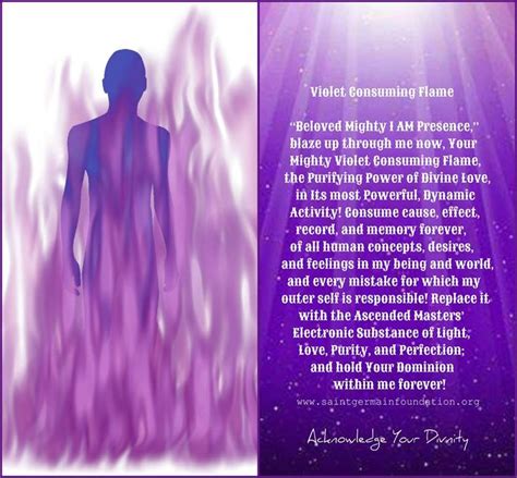 163 best VIOLET FLAME images on Pinterest | Ascended masters, Violets ...