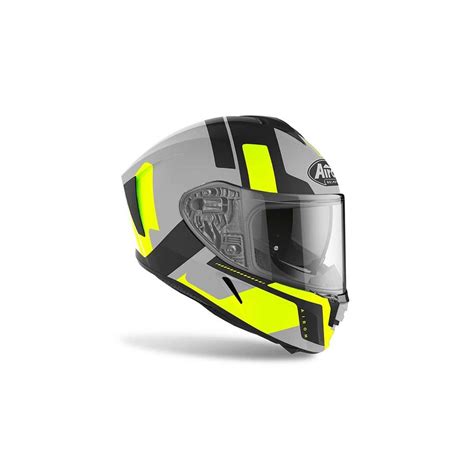 Casque Int Gral Airoh Spark Shogun Gris Jaune