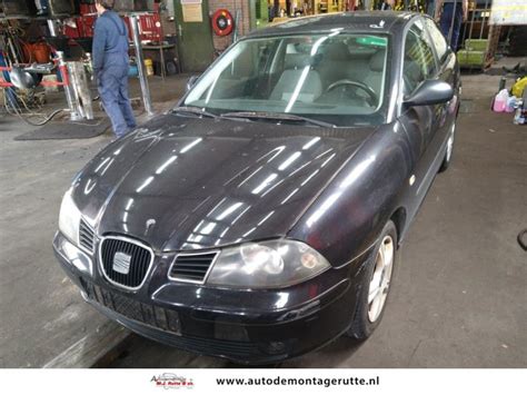 Seat Ibiza Iii 14 16v 75 Salvage Vehicle 2004 Black