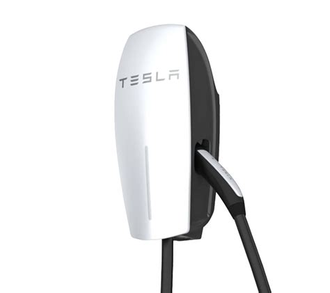 Tesla Gloss Silver Wall Connector Gen Ev Charger System