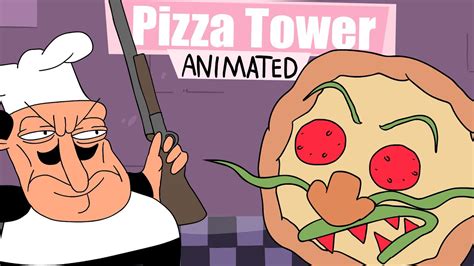 PIZZA TOWER MAS O PEPPINO TEM UMA ESPINGARDA ANIMAÇÃO YouTube