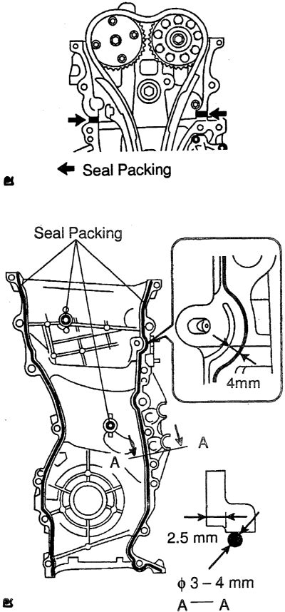 What are the specs on replacing a timing chain on an 04 highlander