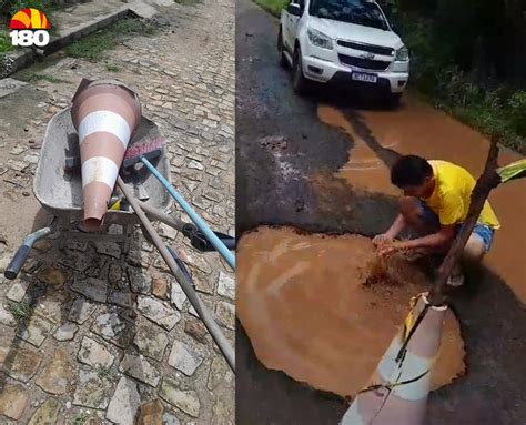 População da Taboca do Pau Ferrado se mobiliza para consertar buraco na