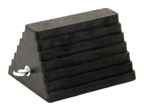 Heavy Duty Car Wheel Wedges Chock Rubber Wheel Chock For Car Rv Trailer